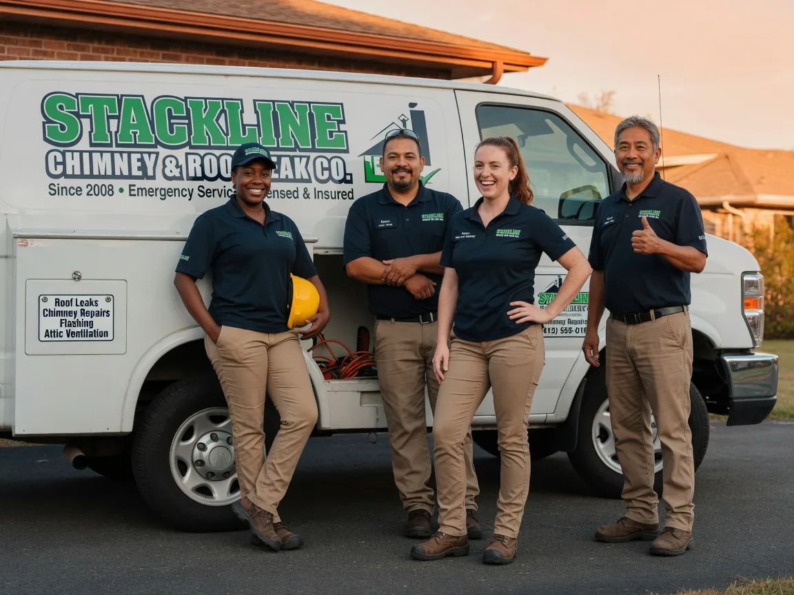 Chimney flashing repair company in Forest City, NC